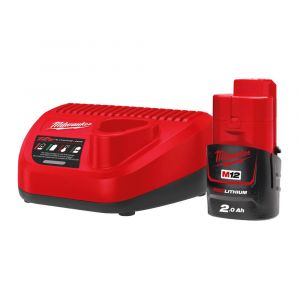 Milwaukee M12 2.0AH Battery & Charger Pack
