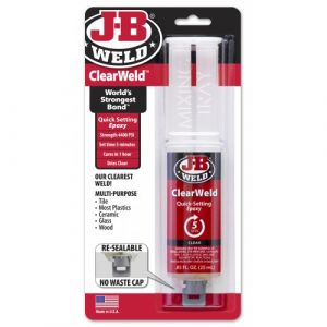 JB Weld Clear Weld Syringe
