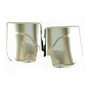 CHROME REAR STONE GUARDS - PAIR) FOR ALL BEETLES