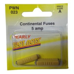 CONTINENTAL FUSE - YELLOW 5A - X 3