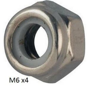 SELF LOCKING NUTS - M6 - X 4