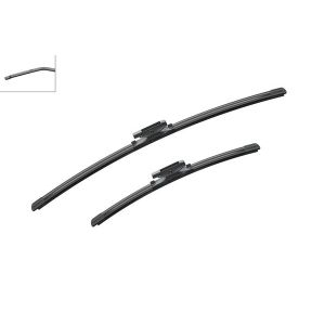 Aerotwin Flat Twin Pack Windscreen Wiper Blades 600mm/400mm 24"/16" A118S