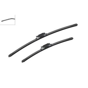 Aerotwin Flat Twin Pack Windscreen Wiper Blades 600mm/450mm 24"/18" A182S