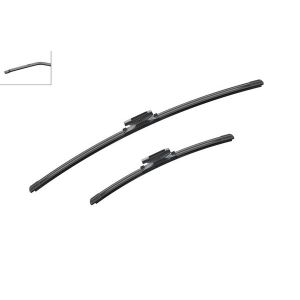 Aerotwin Flat Twin Pack Windscreen Wiper Blades 650mm/400mm 26"/16" A423S