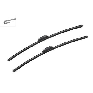 Aerotwin Retro-Fit Flat Twin Pack Wiper Blades With Spray Jet 600mm/600mm 24"/24" Ar609S