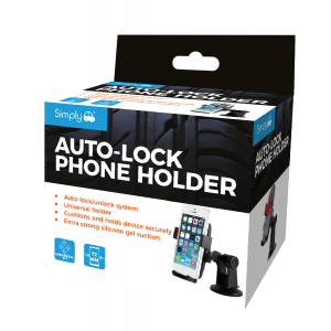 Auto-Lock Phone Holder