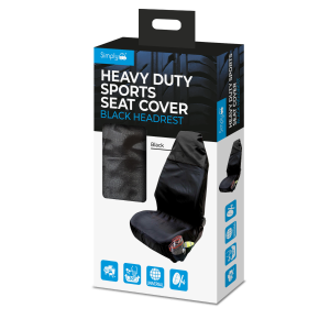 HD Sports Seat Cover Black