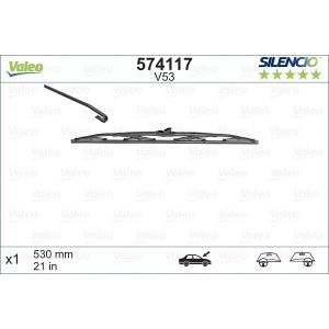 Wiper Blade - Silencio Standard 530mm/21In
