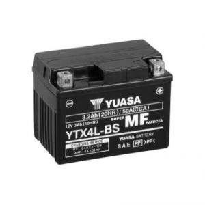 YTX4L-BS (WC) 12V MF VRLA Motorcycle Battery - 1 Year Warranty